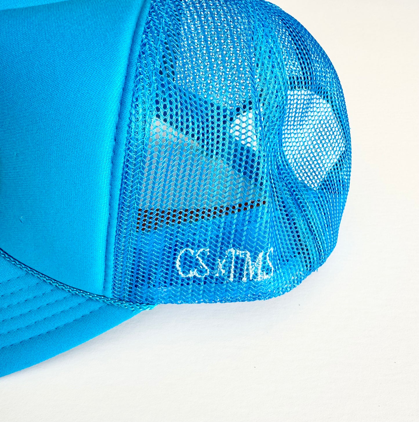 Carrie Song X TMS Heart Trucker Hat - Blue / Lt Blue