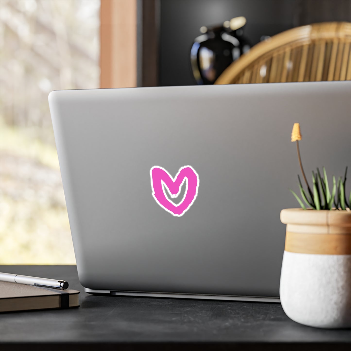 Carrie Song Signature Heart Vinyl Decal