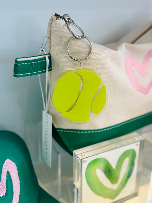 Carrie Song Signature Tennis Ball Keychain